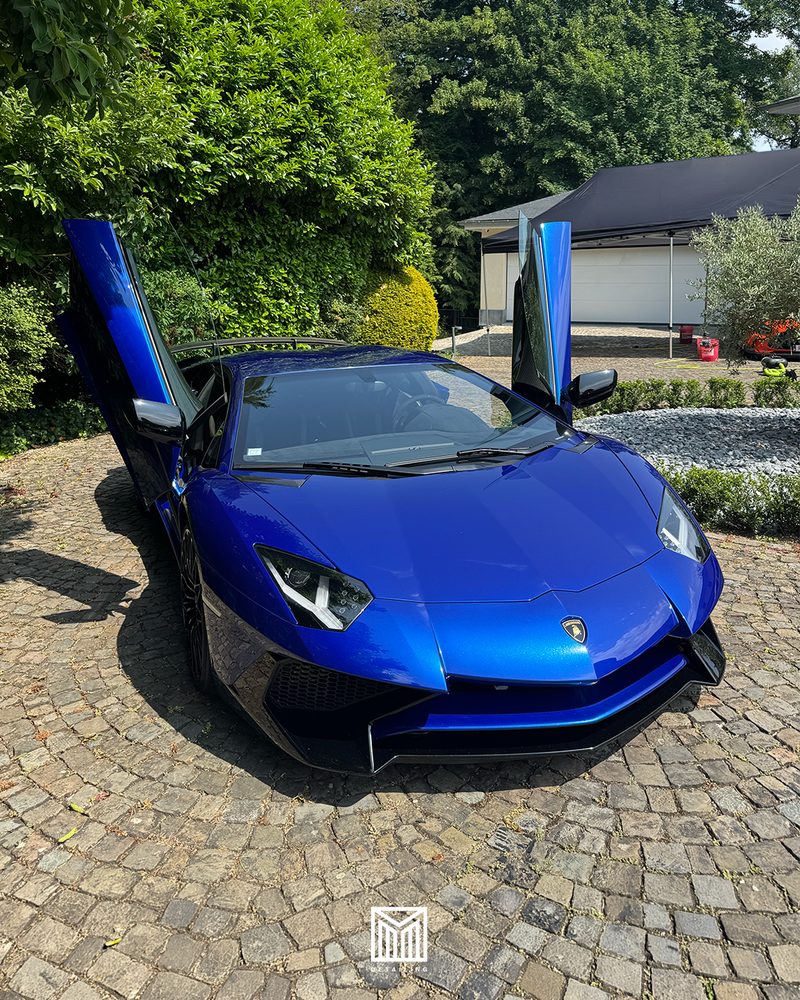 Lamborghini Aventador SV après détailing extérieur